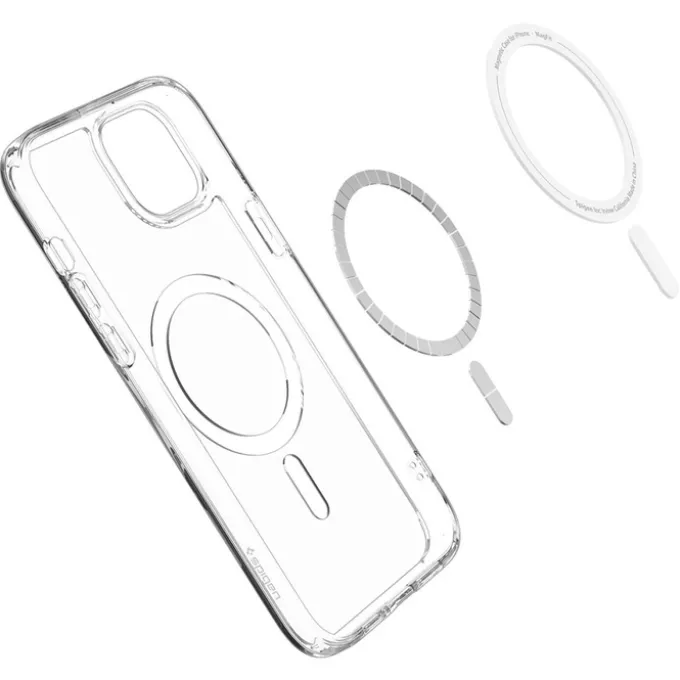 Etui Spigen Ultra Hybrid Mag Magsafe iPhone 15 White Case