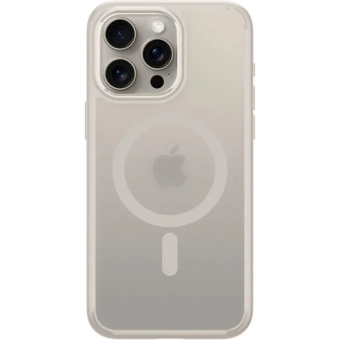 Etui Spigen Ultra Hybrid Mag Magsafe iPhone 15 Pro Frost Natural Titanium Case