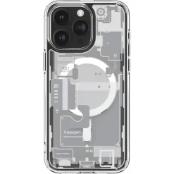Etui Spigen Ultra Hybrid Mag Magsafe iPhone 15 Pro Zero One White Case