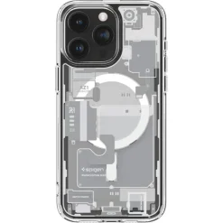 Etui Spigen Ultra Hybrid Mag Magsafe iPhone 15 Pro Zero One White Case