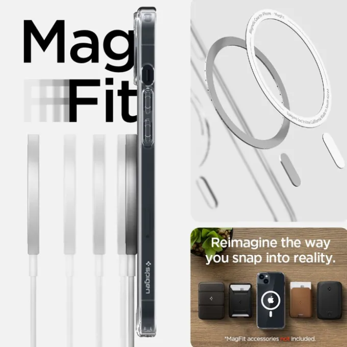 Etui Spigen Ultra Hybrid Mag Magsafe iPhone 14 White Case