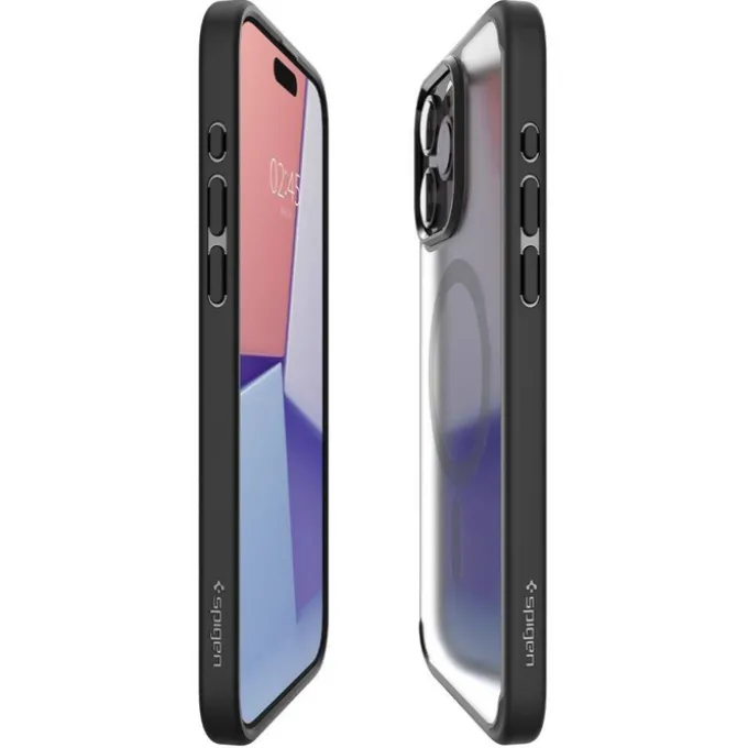 Etui Spigen Ultra Hybrid Mag Magsafe iPhone 15 Pro Frost Black Case