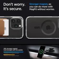 Etui Spigen Ultra Hybrid Mag Magsafe iPhone 15 Pro Carbon Fiber Case