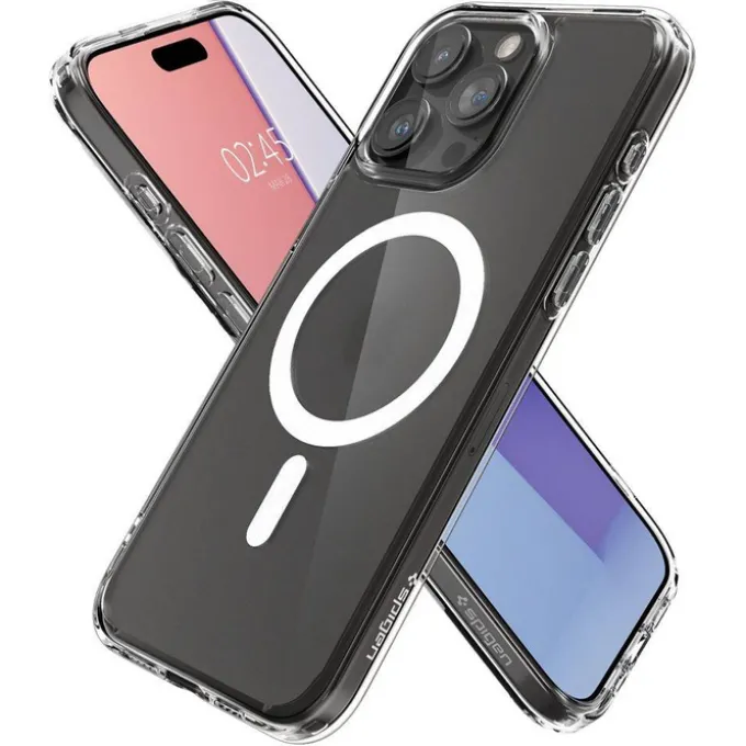 Etui Spigen Ultra Hybrid Mag Magsafe iPhone 15 Pro Frost Clear Case