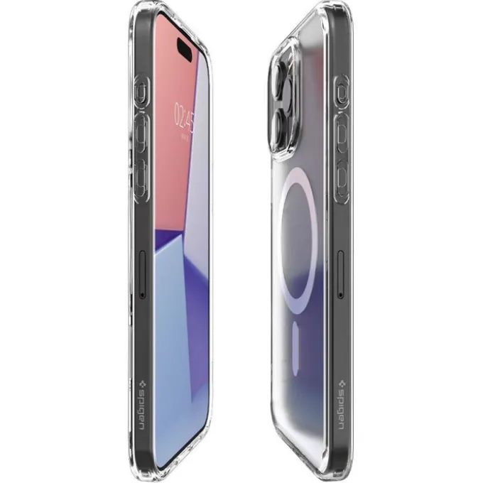 Etui Spigen Ultra Hybrid Mag Magsafe iPhone 15 Pro Frost Clear Case