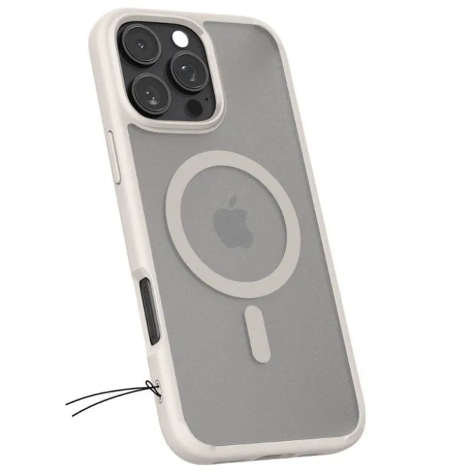ETUI SPIGEN ULTRA HYBRID MAG MAGSAFE IPHONE 16 PRO MAX FROST NATURAL TITANIUM