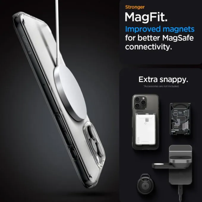 ETUI SPIGEN ULTRA HYBRID MAG MAGSAFE IPHONE 16 PRO FROST CLEAR