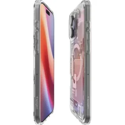 ETUI SPIGEN ULTRA HYBRID MAG MAGSAFE IPHONE 16 PRO ZERO ONE NATURAL TITANIUM