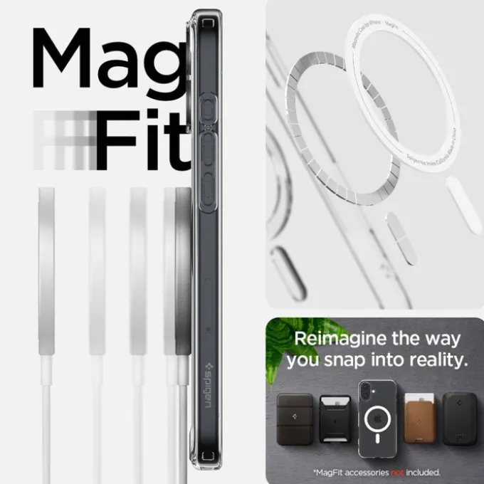 Etui SPIGEN ULTRA HYBRID MAG MAGSAFE IPHONE 16 PLUS WHITE