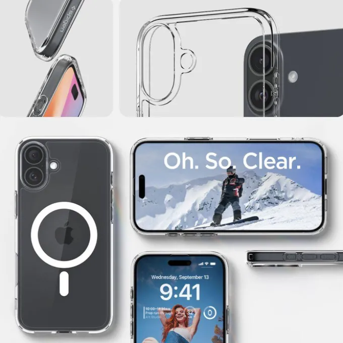 Etui SPIGEN ULTRA HYBRID MAG MAGSAFE IPHONE 16 PLUS WHITE
