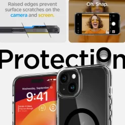 Etui Spigen Ultra Hybrid Mag Magsafe iPhone 15 Black Case