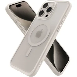 Etui Spigen Ultra Hybrid Mag Magsafe iPhone 15 Pro Max Frost Natural Titanium Case