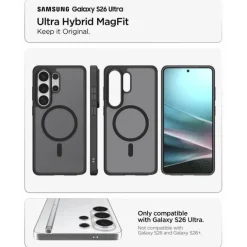 ETUI SPIGEN ULTRA HYBRID MAG MAGSAFE SAMSUNG GALAXY S26 ULTRA FROST BLACK