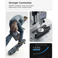 ETUI SPIGEN ULTRA HYBRID MAG MAGSAFE SAMSUNG GALAXY S26 ULTRA FROST BLACK