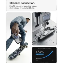 ETUI SPIGEN ULTRA HYBRID MAG SAMSUNG GALAXY S26+ PLUS MAGSAFE MATTE BLACK
