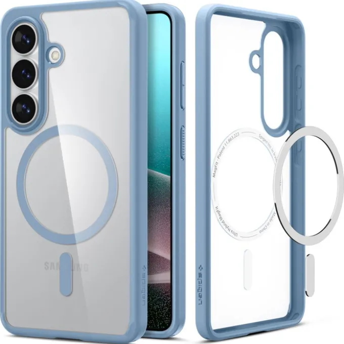 ETUI SPIGEN ULTRA HYBRID MAG SAMSUNG GALAXY S26 MAGSAFE LIGHT BLUE