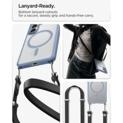 ETUI SPIGEN ULTRA HYBRID MAG SAMSUNG GALAXY S26 MAGSAFE LIGHT BLUE