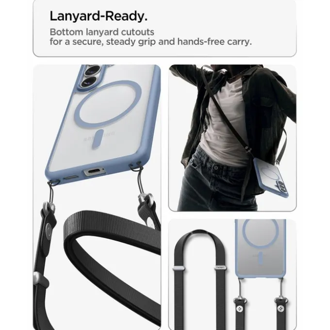 ETUI SPIGEN ULTRA HYBRID MAG SAMSUNG GALAXY S26 MAGSAFE LIGHT BLUE