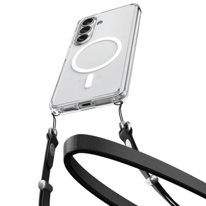 ETUI SPIGEN ULTRA HYBRID MAG SAMSUNG GALAXY S26+ PLUS MAGSAFE CLEAR/WHITE