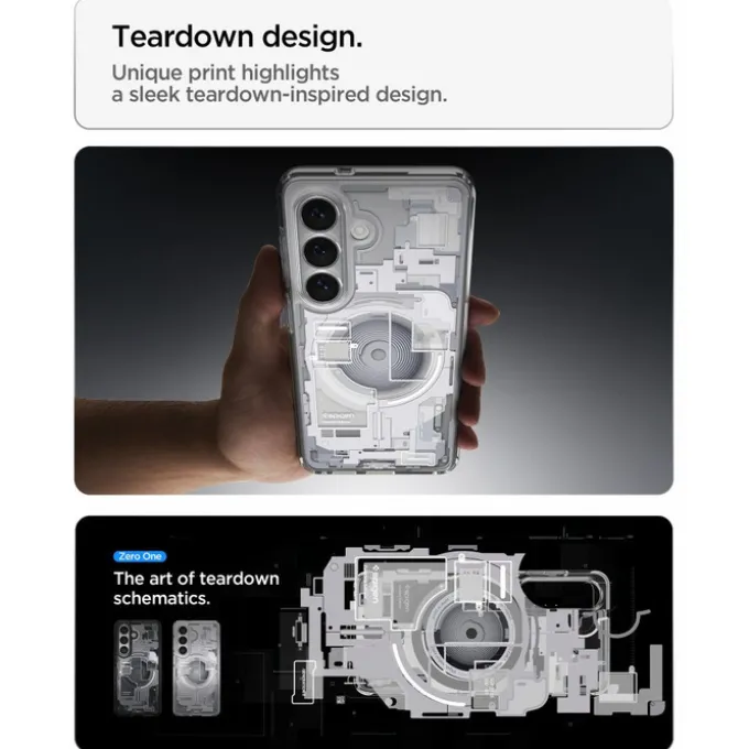 ETUI SPIGEN ULTRA HYBRID MAG ZERO ONE SAMSUNG GALAXY S26 MAGSAFEWHITE