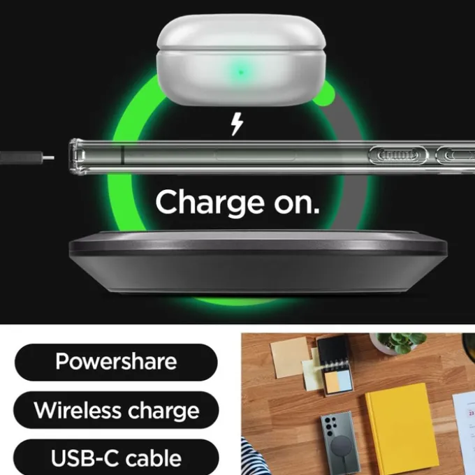 Etui Spigen Ultra Hybrid Onetap Ring Magsafe Galaxy S23 Ultra Black Case