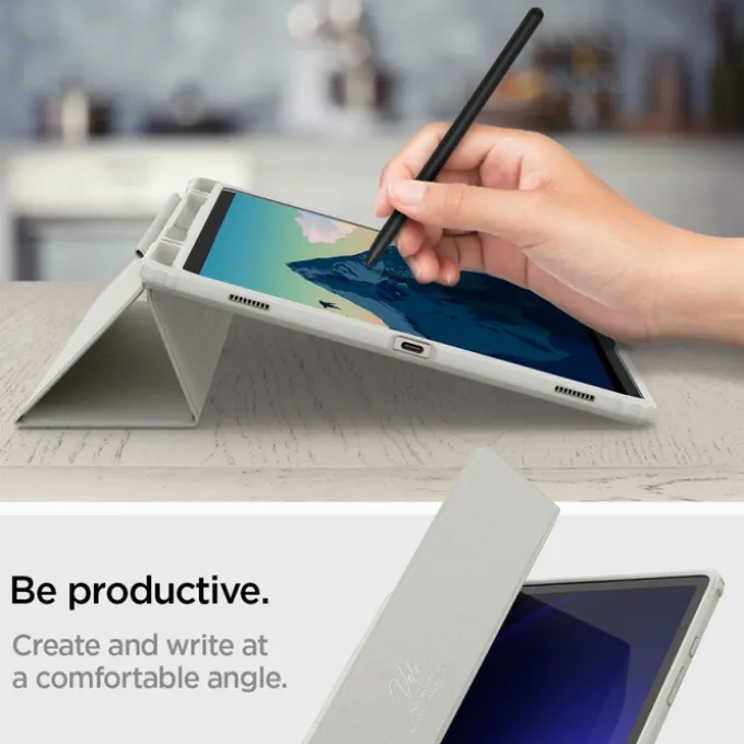 Etui Spigen Ultra Hybrid ”pro” Galaxy Tab S9+ Plus 12.4 X810 / X816B Grey Case