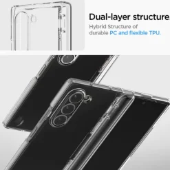ETUI SPIGEN ULTRA HYBRID PRO GALAXY Z FOLD 6 CRYSTAL CLEAR