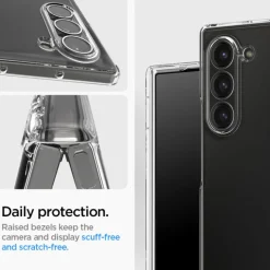 ETUI SPIGEN ULTRA HYBRID PRO GALAXY Z FOLD 6 CRYSTAL CLEAR