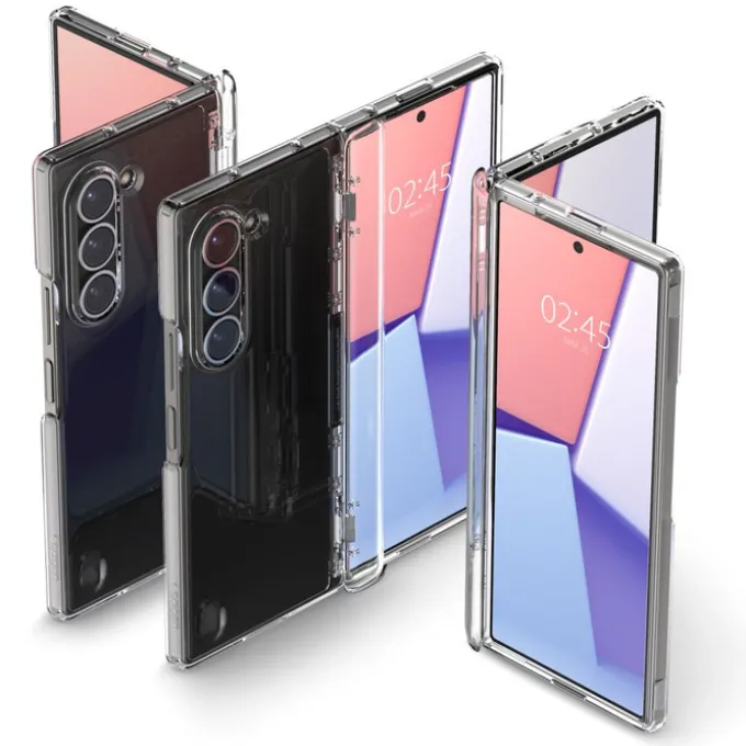 ETUI SPIGEN ULTRA HYBRID PRO GALAXY Z FOLD 6 CRYSTAL CLEAR