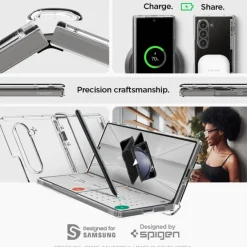 ETUI SPIGEN ULTRA HYBRID PRO GALAXY Z FOLD 6 CRYSTAL CLEAR
