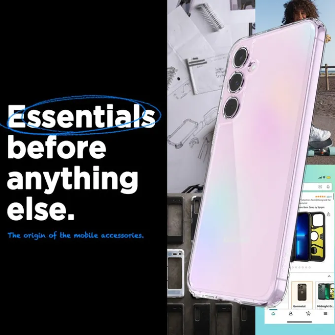 Etui Spigen Ultra Hybrid Samsung Galaxy A55 5g Crystal Clear Case