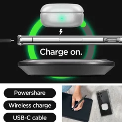 Etui Spigen Ultra Hybrid Samsung S23 Ultra Crystal Clear Przezroczysty Case