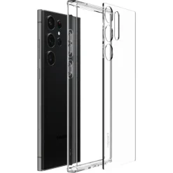 Etui Spigen Ultra Hybrid Samsung S23 Ultra Crystal Clear Przezroczysty Case