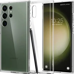 Etui Spigen Ultra Hybrid Samsung S23 Ultra Crystal Clear Przezroczysty Case