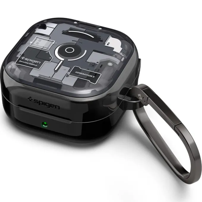ETUI SPIGEN ULTRA HYBRID SAMSUNG GALAXY BUDS 4 / 4 PRO ZERO ONE BLACK