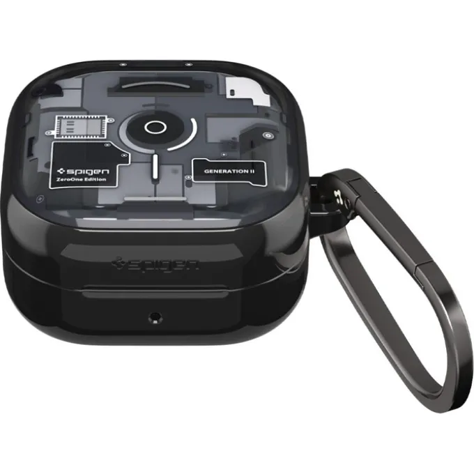 ETUI SPIGEN ULTRA HYBRID SAMSUNG GALAXY BUDS 4 / 4 PRO ZERO ONE BLACK