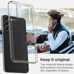 ETUI SPIGEN Ultra Hybrid Samsung Galaxy S22 Crystal Przezroczyste Clear Case