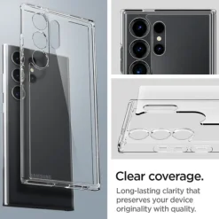 Etui Spigen Ultra Hybrid Samsung Galaxy S24 Ultra Crystal Clear Case