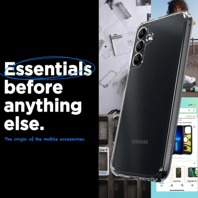 Etui Spigen Ultra Hybrid Samsung Galaxy A15 4g / 5g Crystal Clear Case