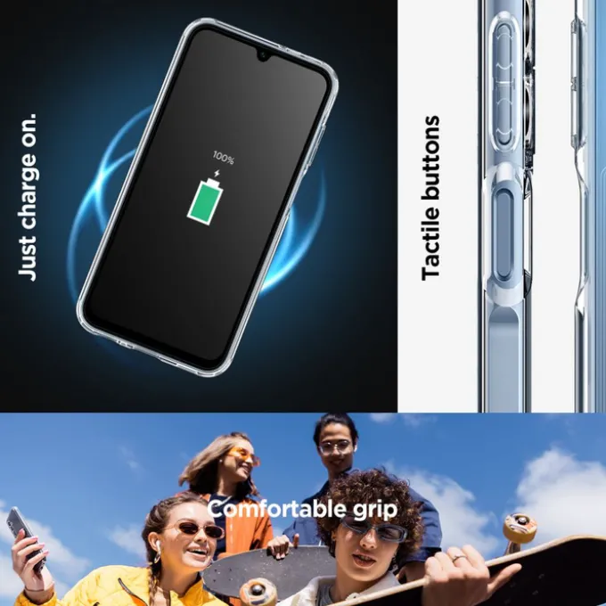 Etui Spigen Ultra Hybrid Samsung Galaxy A15 4g / 5g Crystal Clear Case