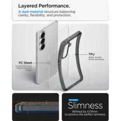 ETUI SPIGEN ULTRA HYBRID SAMSUNG GALAXY S26 SPACE CRYSTAL