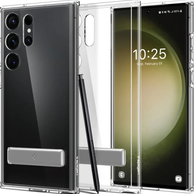 Etui Spigen Ultra Hybrid ”s” Galaxy S23 Ultra Crystal Clear Case