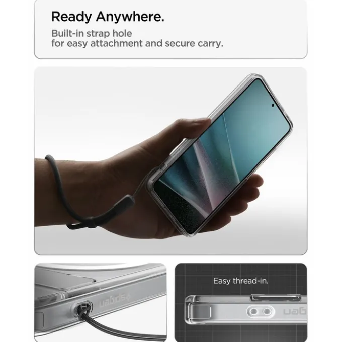 ETUI SPIGEN ULTRA HYBRID "S" MAG SAMSUNG GALAXY S26+ PLUS MAGSAFE CLEAR/WHITE