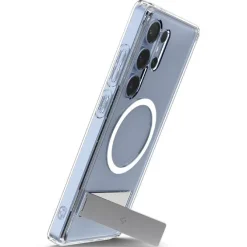 ETUI SPIGEN ULTRA HYBRID S MAGSAFE SAMSUNG GALAXY S25 ULTRA CLEAR WHITE