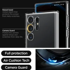 Etui Spigen Ultra Hybrid ”s” Samsung Galaxy S24 Ultra Crystal Clear Case