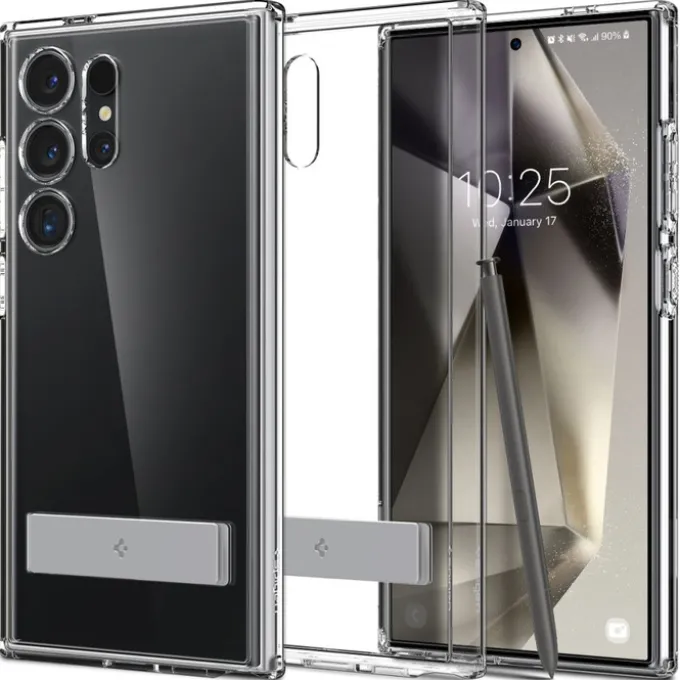 Etui Spigen Ultra Hybrid ”s” Samsung Galaxy S24 Ultra Crystal Clear Case