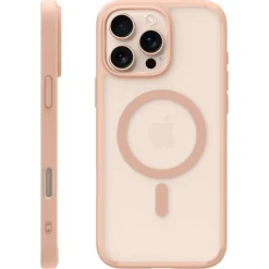Etui SPIGEN ULTRA HYBRID ”T” MAG MAGSAFE IPHONE 16 PRO FROST ROSE TITANIUM