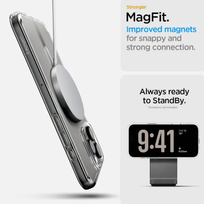 Etui Spigen Ultra Hybrid ”t” Mag Magsafe Iphone 16 Pro Max White