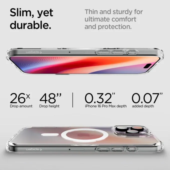 Etui Spigen Ultra Hybrid ”t” Mag Magsafe Iphone 16 Pro Max White