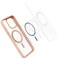 Etui SPIGEN ULTRA HYBRID ”T” MAG MAGSAFE IPHONE 16 PRO MAX FROST ROSE TITANIUM